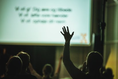 Lovsang på kvindekonference