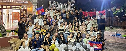 Indvielsesfest for nyt kollegium Siem Reap