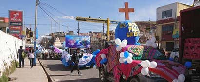 Flere steder i Peru markerede de lutherske kirker 500-året for Reformationens begyndelse. Reformationsmarkering i Juliaca