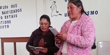 Lovsang i peruansk kirke