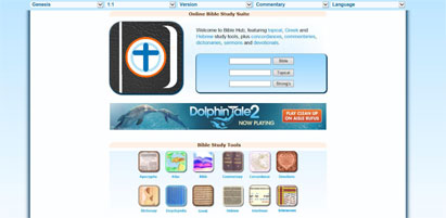 billede af websiden biblehub.com